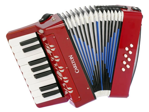 Children\'s Chromatic Piano Accordion - Red