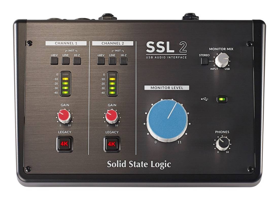 Solid State Logic - SSL 2 Desktop 2-in / 2-out USB Audio Interface