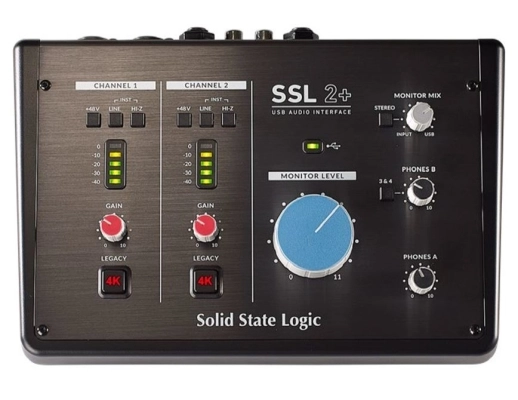 SSL 2+  Desktop 2-in / 4-out USB Audio Interface with MIDI