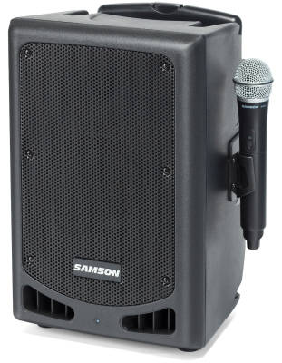 Samson - Expedition XP208w 4-Channel Rechargeable Portable PA with Bluetooth Connectivity and XPD2 Wireless Microphone