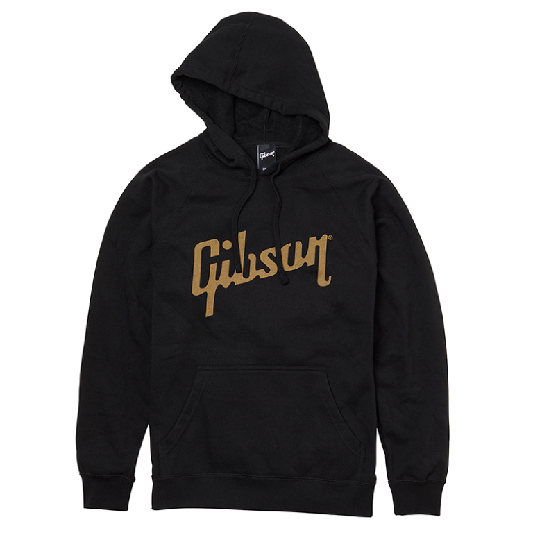 Gibson Logo Hoodie Black - Large