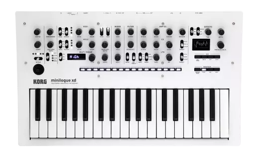 minilogue xd PW Polyphonic Analogue Synthesizer - Pearl White