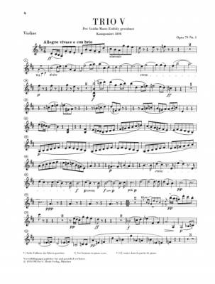 Piano Trios, Volume II - Beethoven/Raphael/Lampe - Violin/Cello/Piano - Book