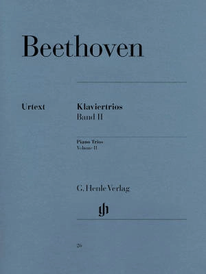 Piano Trios, Volume II - Beethoven/Raphael/Lampe - Violin/Cello/Piano - Book