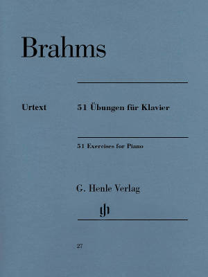 G. Henle Verlag - 51 Exercises for Piano - Brahms/Cai - Piano - Livre
