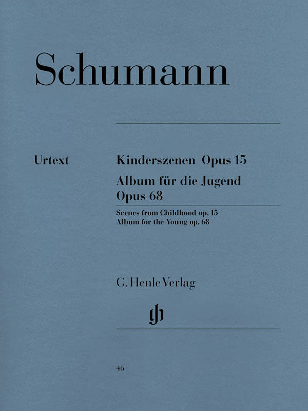 Scenes from Childhood op. 15 and Album for the Young op. 68 - Schumann/Herttrich - Piano - Book