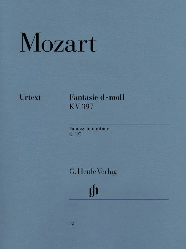 Fantasy d minor K. 397 (385g) - Mozart/Scheideler/Lampe - Piano - Sheet Music