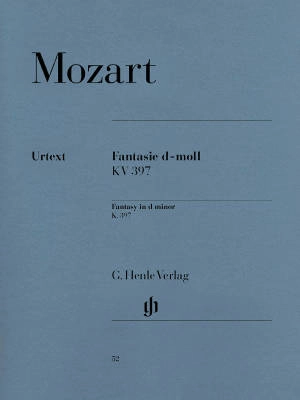 G. Henle Verlag - Fantasy d minor K. 397 (385g) - Mozart/Scheideler/Lampe - Piano - Sheet Music