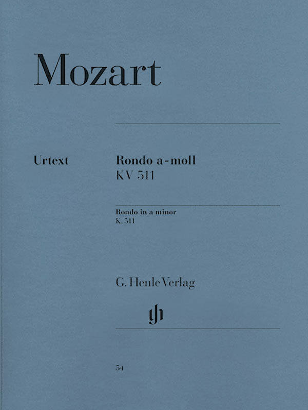 Rondo a minor K. 511 - Mozart/Scheideler/Lampe - Piano - Sheet Music