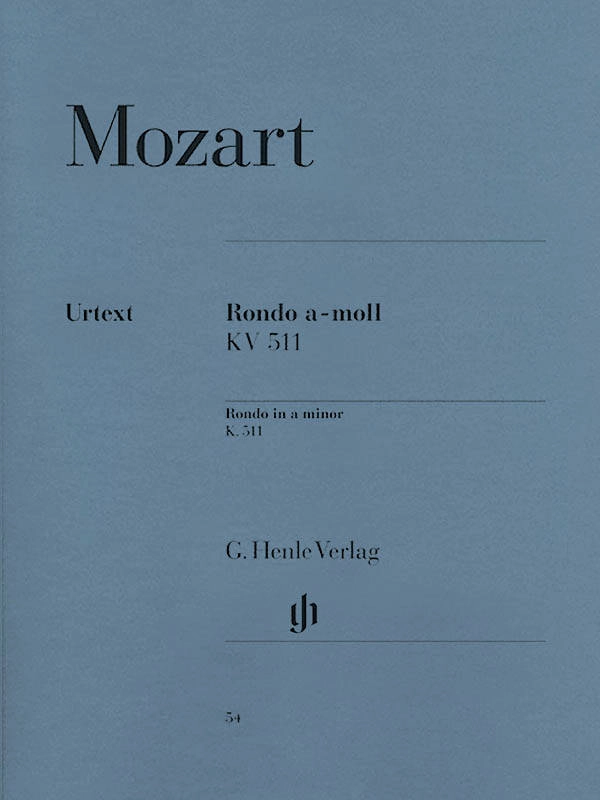 Rondo a minor K. 511 - Mozart/Scheideler/Lampe - Piano - Sheet Music