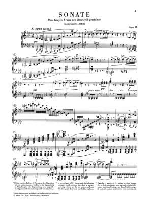 Piano Sonata no. 23 f minor op. 57 (Appassionata) - Beethoven/Wallner/Hansen - Piano - Sheet Music