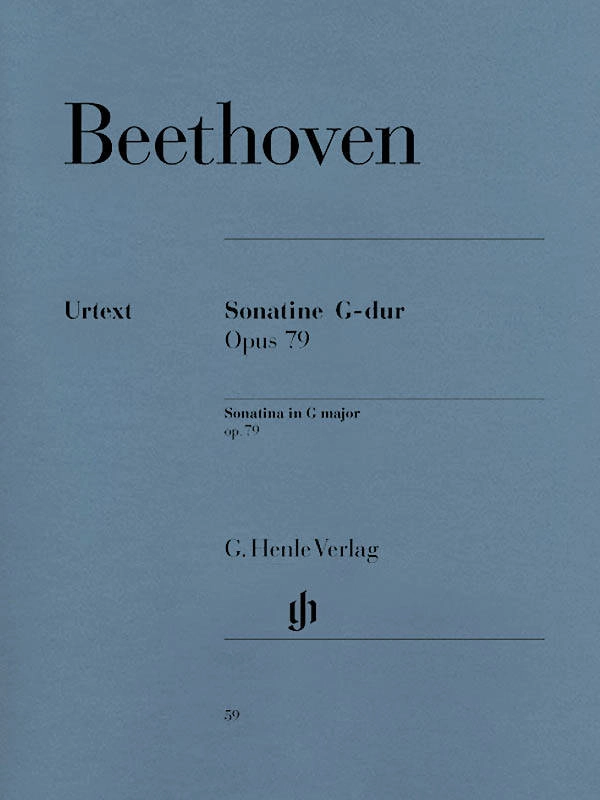 Piano Sonatina G major no. 25 op. 79 - Beethoven/Wallner/Hansen - Piano - Sheet Music