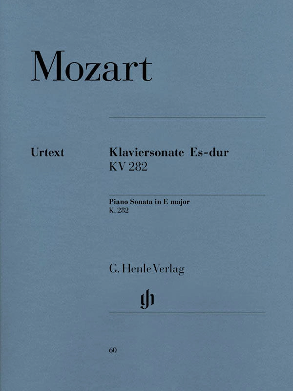 Piano Sonata E flat major K. 282 (189g) - Mozart/Herttrich/Theopold - Piano - Sheet Music