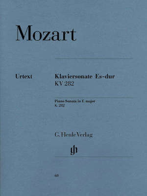 G. Henle Verlag - Piano Sonata E flat major K. 282 (189g) - Mozart/Herttrich/Theopold - Piano - Sheet Music