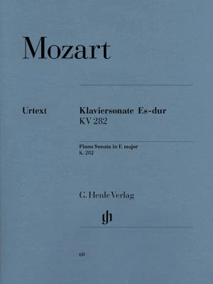 G. Henle Verlag - Piano Sonata E flat major K. 282 (189g) - Mozart/Herttrich/Theopold - Piano - Sheet Music