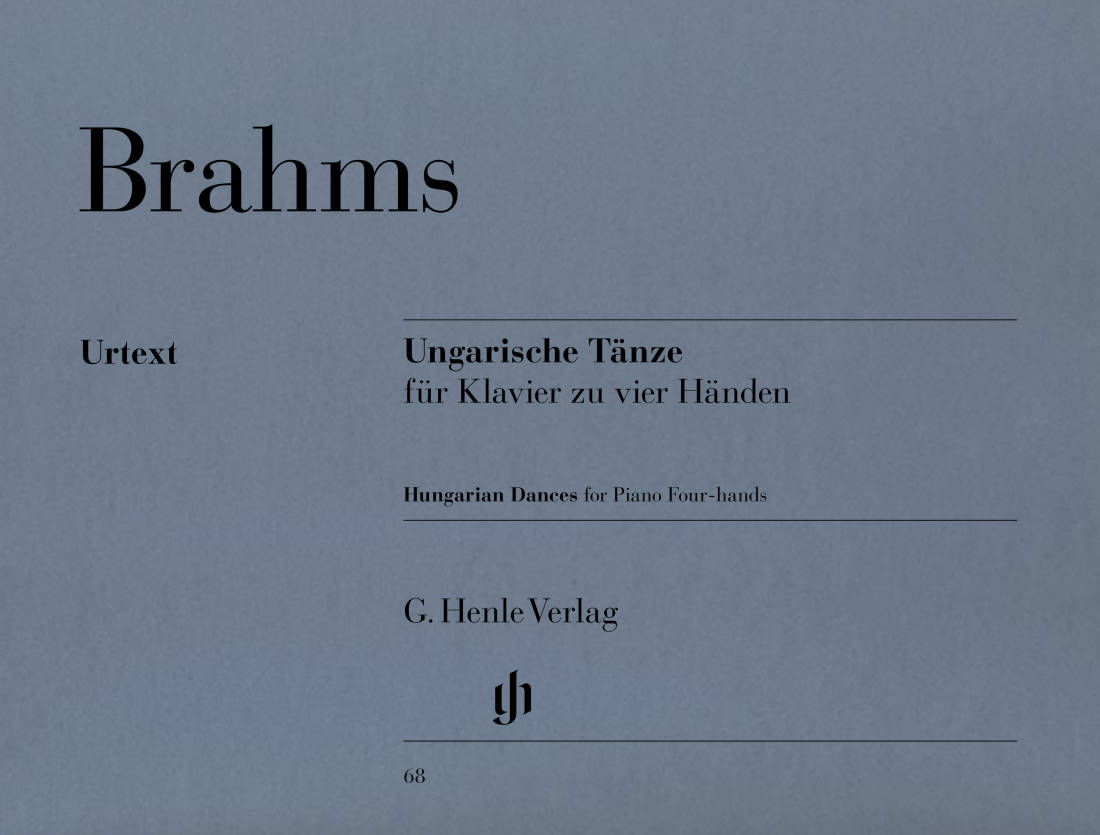 Hungarian Dances no. 1-21 - Brahms/Georgii - Piano Duet (1 Piano, 4 Hands) - Book