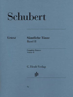 G. Henle Verlag - Complete Dances, Volume II - Schubert/Mies/Theopold - Piano - Book