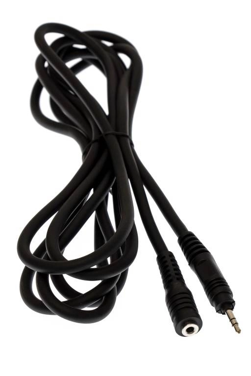 Stereo Male Mini to Stereo Female Mini, 10ft Adaptor Cable