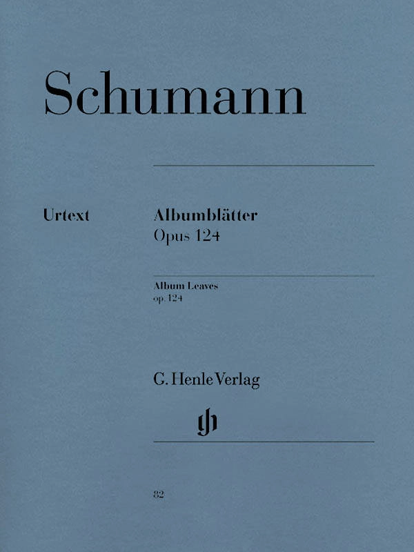 Album Leaves op. 124 - Schumann /Herttrich / Lampe - Piano - Book