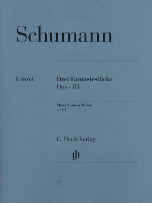 G. Henle Verlag - Three Fantasy Pieces op. 111 - Schumann /Boetticher /Lampe - Piano - Book