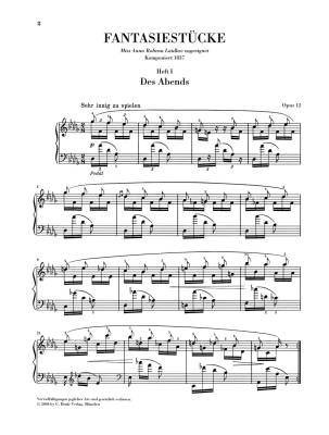 Fantasy Pieces op. 12 (with appendix: nachgelassenes Stuck) - Schumann /Herttrich /Lampe - Piano - Book