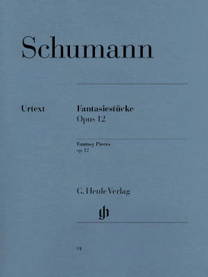 G. Henle Verlag - Fantasy Pieces op. 12 (with appendix: nachgelassenes Stuck) - Schumann /Herttrich /Lampe - Piano - Book