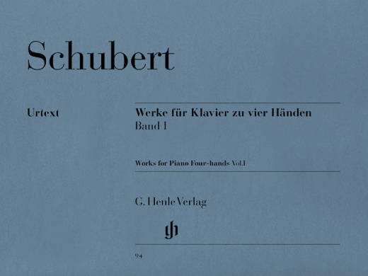 G. Henle Verlag - Works for Piano Four-hands, Volume I - Schubert/Kahl - Piano Duet (1 Piano, 4 Hands) - Book