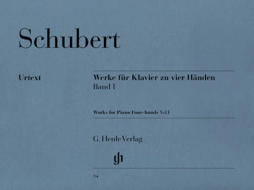 G. Henle Verlag - Works for Piano Four-hands, Volume I - Schubert/Kahl - Piano Duet (1 Piano, 4 Hands) - Book