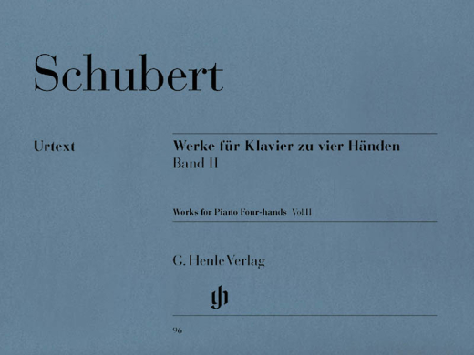 G. Henle Verlag - Works for Piano Four-hands, Volume II - Schubert/Kahl - Piano Duet (1 Piano, 4 Hands) - Book