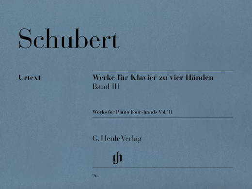 G. Henle Verlag - Works for Piano Four-hands, Volume III - Schubert/Kahl - Piano Duet (1 Piano, 4 Hands) - Book