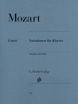 G. Henle Verlag - Piano Variations - Mozart/Zimmermann/Lampe - Piano - Book