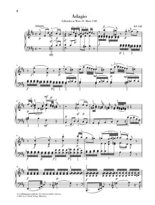 Adagio b minor K. 540 - Mozart/Scheideler/Lampe - Piano - Sheet Music