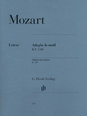 G. Henle Verlag - Adagio b minor K. 540 - Mozart/Scheideler/Lampe - Piano - Sheet Music