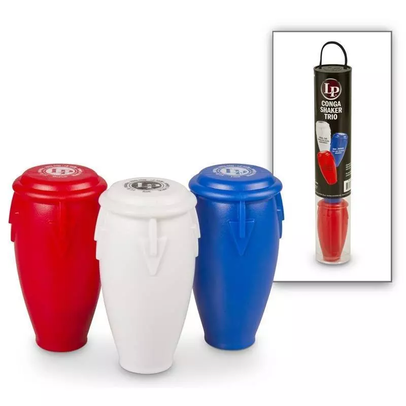 Conga Shaker Trio Red/White/Blue