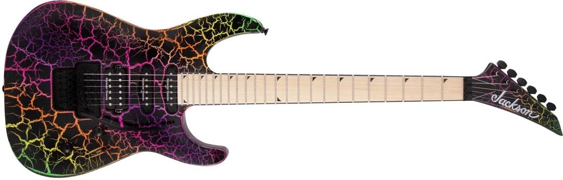 Pro Series Soloist SL3M, Maple Fingerboard - Rainbow Crackle