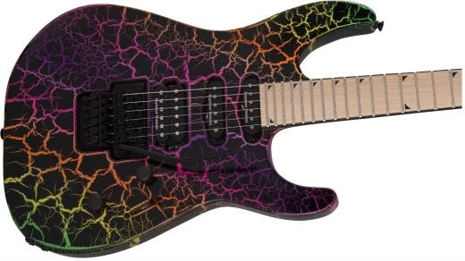 Pro Series Soloist SL3M, Maple Fingerboard - Rainbow Crackle