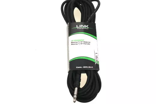 Link Audio Economy 1/4-inch Headphone Extension - 20 foot