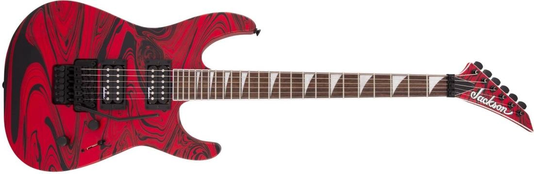 X Series Soloist SLX DX Swirl, touche en laurier - Satin Red Swirl