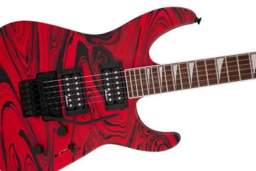 X Series Soloist SLX DX Swirl, touche en laurier - Satin Red Swirl
