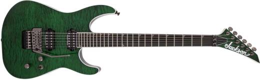Jackson Guitars - Pro Series Soloist SL2Q MAH, Ebony Fingerboard - Transparent Green