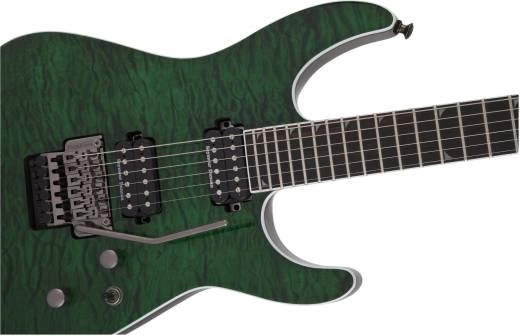 Pro Series Soloist SL2Q MAH, Ebony Fingerboard - Transparent Green