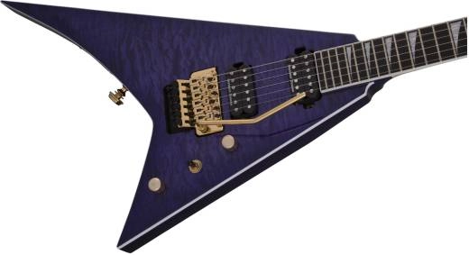 Pro Series Rhoads RR24Q, Ebony Fingerboard - Transparent Purple