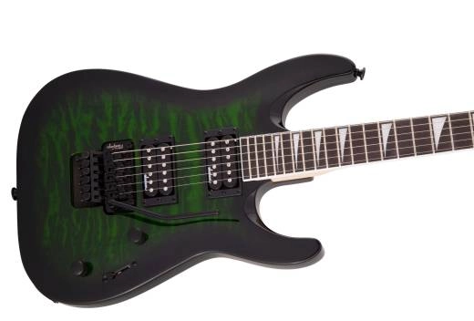 JS Series Dinky Arch Top JS32Q DKA, Amaranth Fingerboard - Transparent Green Burst