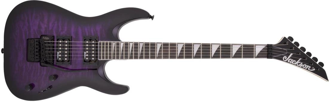 JS Series Dinky Arch Top JS32Q DKA, Amaranth Fingerboard - Transparent Purple Burst