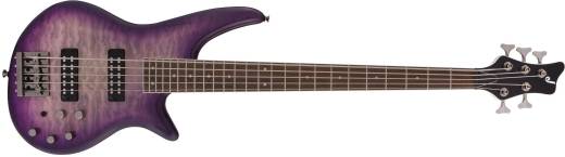 Jackson Guitars - JS Series Spectra Bass JS3QV, Laurel Fingerboard - Purple Phaze