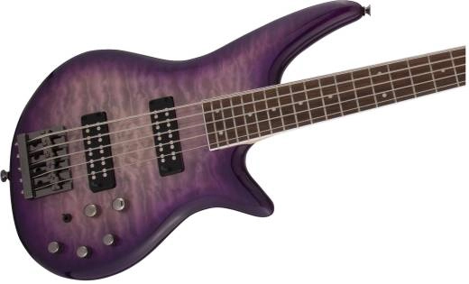 JS Series Spectra Bass JS3QV, Laurel Fingerboard - Purple Phaze