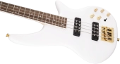 JS Series Spectra Bass JS3, Laurel Fingerboard - Snow White