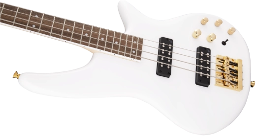 JS Series Spectra Bass JS3, Laurel Fingerboard - Snow White