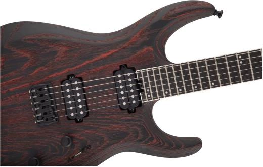 Pro Series Dinky DK2 Modern Ash HT6, Ebony Fingerboard - Baked Red