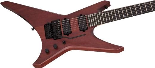 Pro Series Signature Dave Davidson Warrior WR7 MAH, Ebony Fingerboard - Walnut Stain